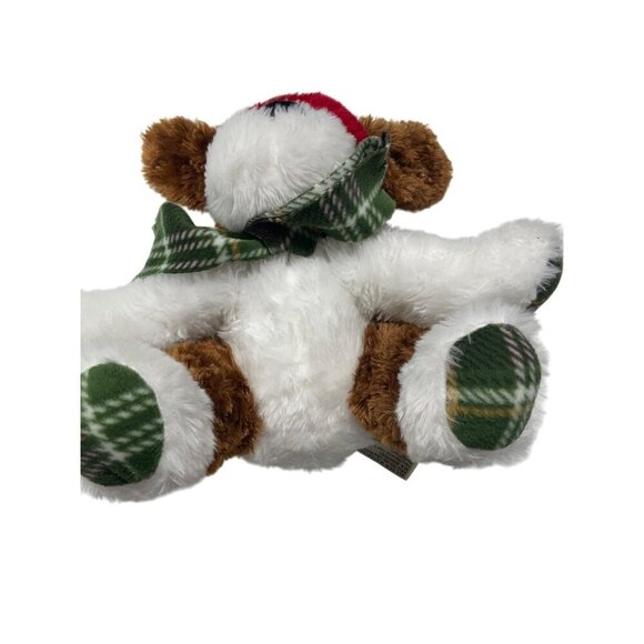 Gentle Treasures St Jude Quinn White & Brown Dog 14" Plush Stuffed Animal - Picture 4 of 4